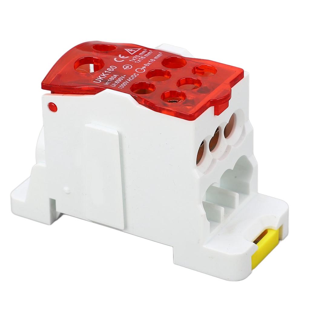 Terminal Distribution Box 690V 160A DIN Rail Terminal Block Power Junction Box for Electricity