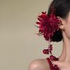 Elegante Fermaglio per Capelli con Nappa a Fiore di Perla - Accessorio Versatile Duckbill Retrò