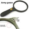 Handheld Magnifying Glass With Led Backlit For Reading Books