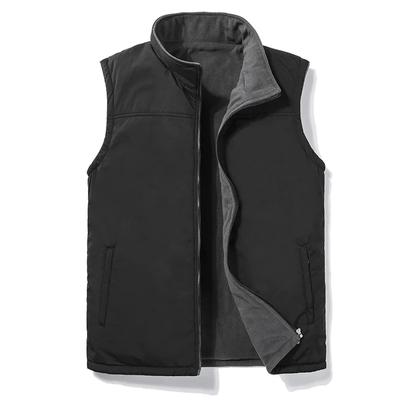 Männer 2024 Herbst Neue Dicke Ärmellose Weste Jacke Weste herren Winter Casual Warme Westen Ärmellose Outwear Fleece Jacke 8XL