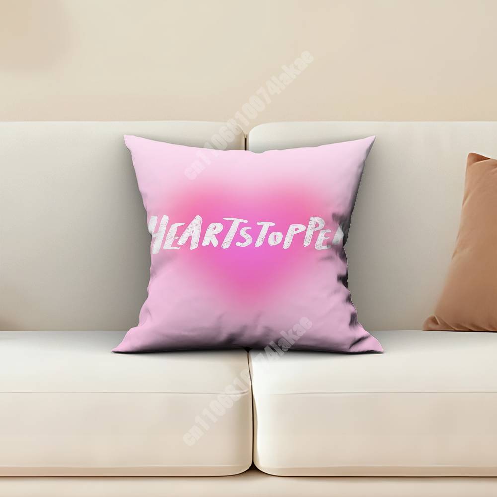 HHeartstopperS Charlie  Nick Pillow Cover Sofa Couch Cushion Case Home Living Room Decoration