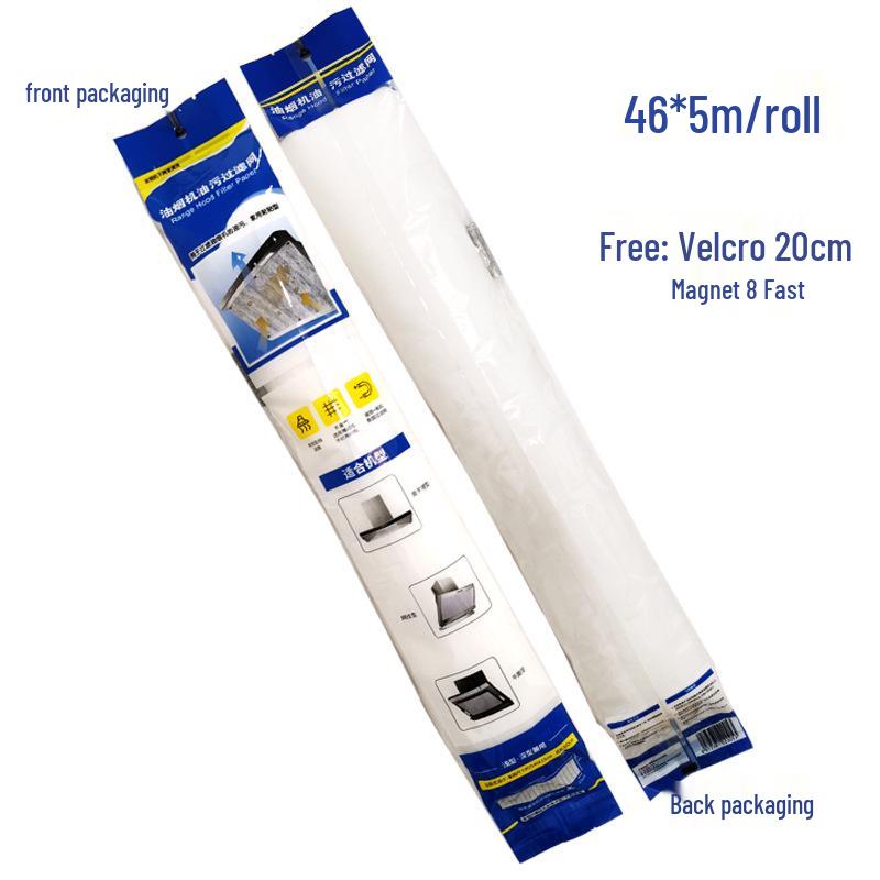 Disposable Kitchen Oil Absorption Cotton Paper - Thick, Oil-Proof Stickers for Range Hood.