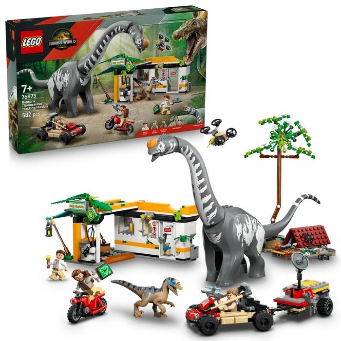 LEGO Jurassic World Raptor & Titanosaurus Escape 76973 Multicolor
