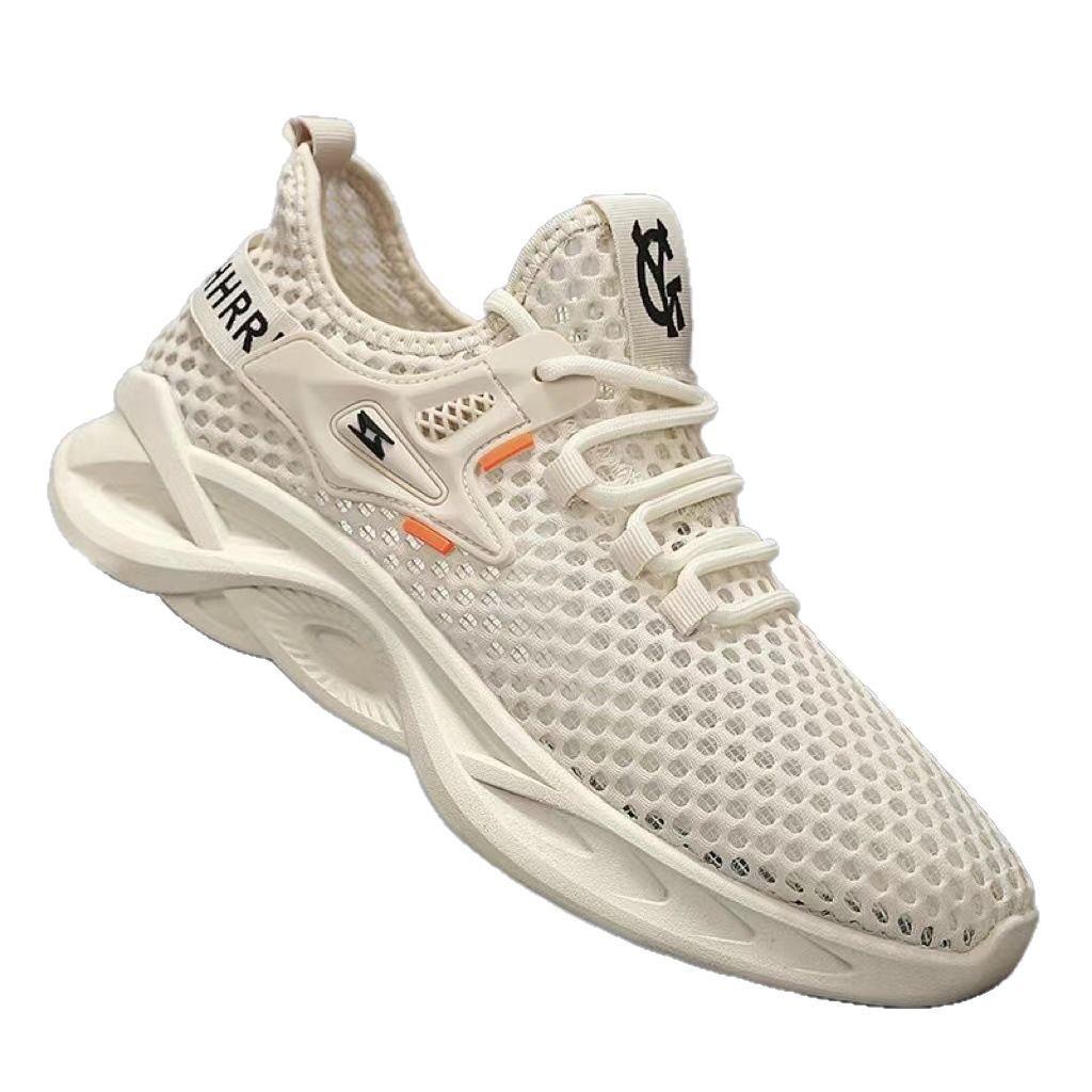 Men's Shoes Summer Fashion Breathable Lightweight Hole Shoes Youth Outdoor Thick Soles Will Make Sports Shoes