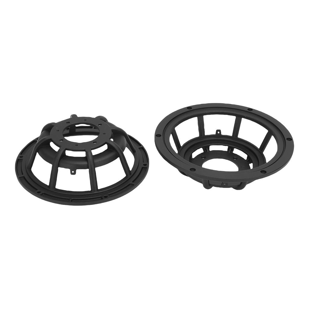 2 Stück Lautsprecher-Körbe Woofer-Rahmen Gussaluminium Lautsprecher-Körbe DIY-Teile für Subwoofer PA DJ-Lautsprecher Außen