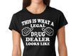 Pharmacologist T-Shirt Gift For Pharmacist Tee Shirt Woman Top Ladies Fit Rx Tee Shirt