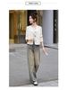 Women's Retro Jacquard Jacket - Short, Age-Reducing, National Style, Spring/Autumn 2025 (B2809)