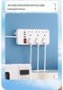 USB Smart Power Strip with Multiple Sockets, Universal European & UK Plug Board, Pure Copper Contacts