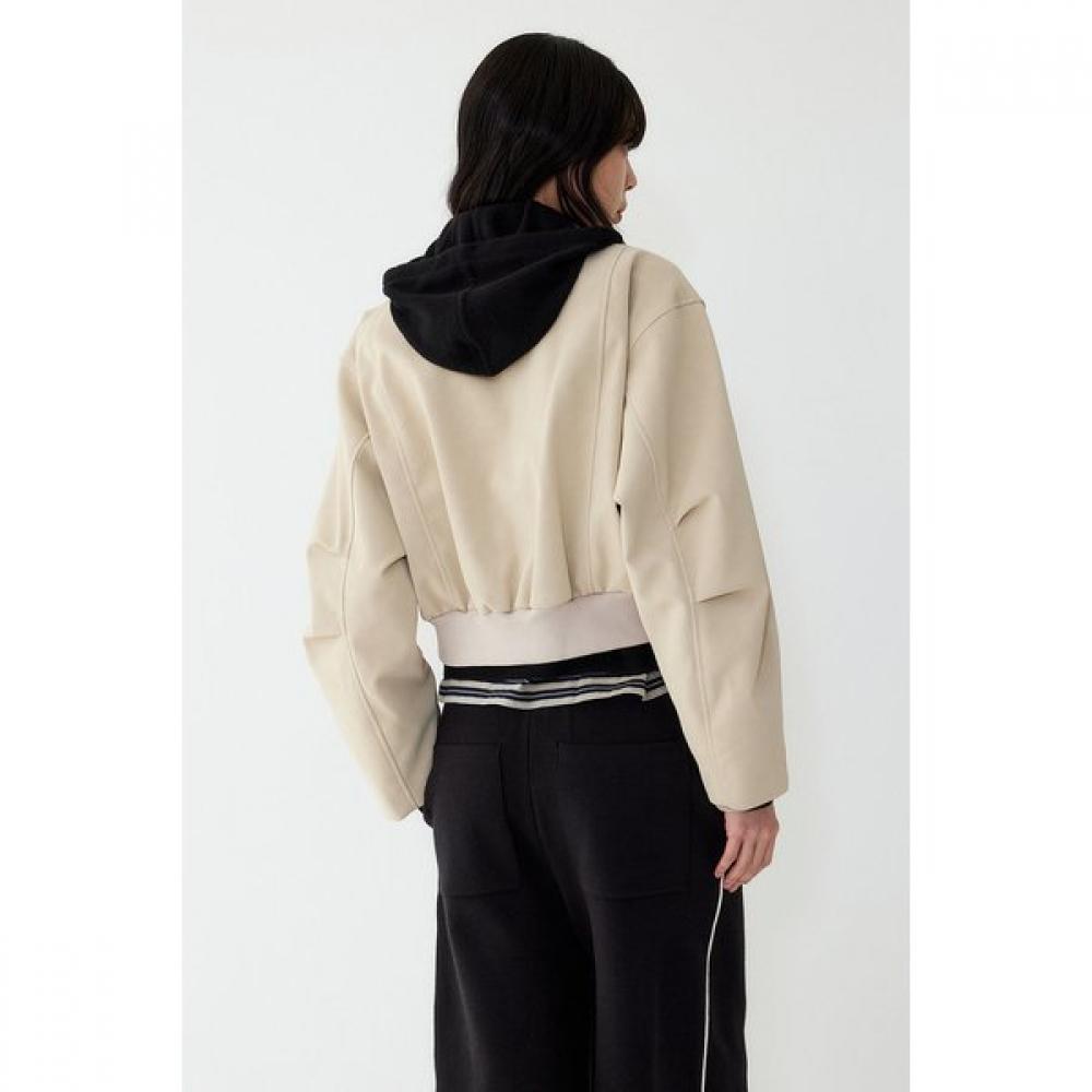 STUDIO TOMBOY Short Synthetic Leather Jumper  9105361102ar 