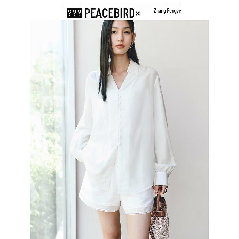 PEACEBIRD Women's V-Neck Lyocell Shirt & Drawstring Shorts Collection