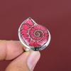 Doublet Ammonite Opal Ring Handmade Jewelry Awesome Gemstone Ring 925 Sterling Silver Ring Adjustable Ring Gifts for Him Silver Jewelry