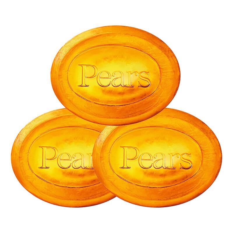 

PEARS Amber Orange Essential Oil Crystal Soap 3-Pack