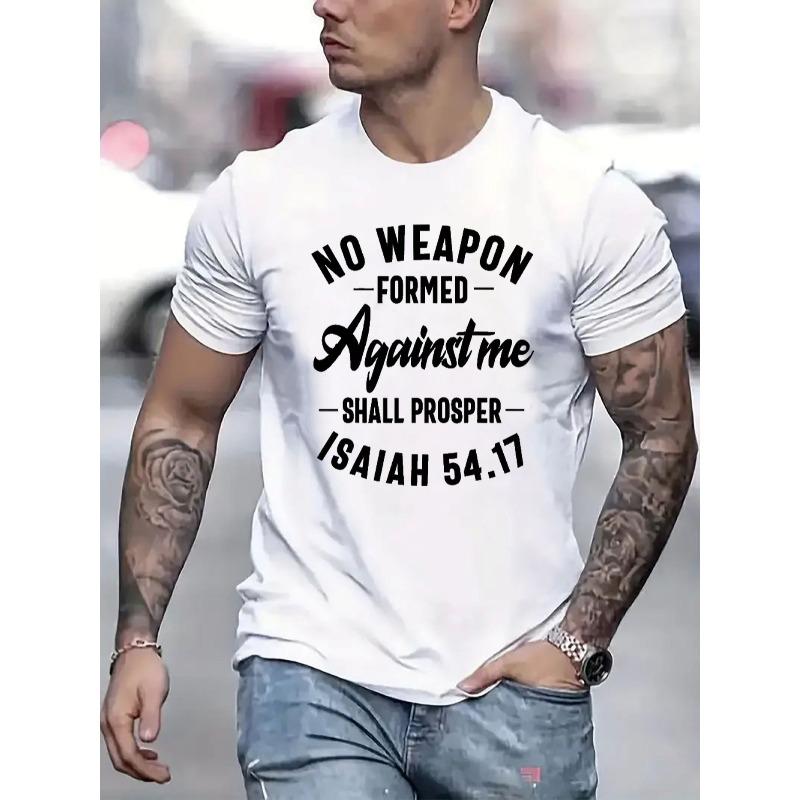 

European sizes Men Casual Short Sleeve Tee - Comfortable Crew Neck, Soft Adorable Tees Tops 4XL білий