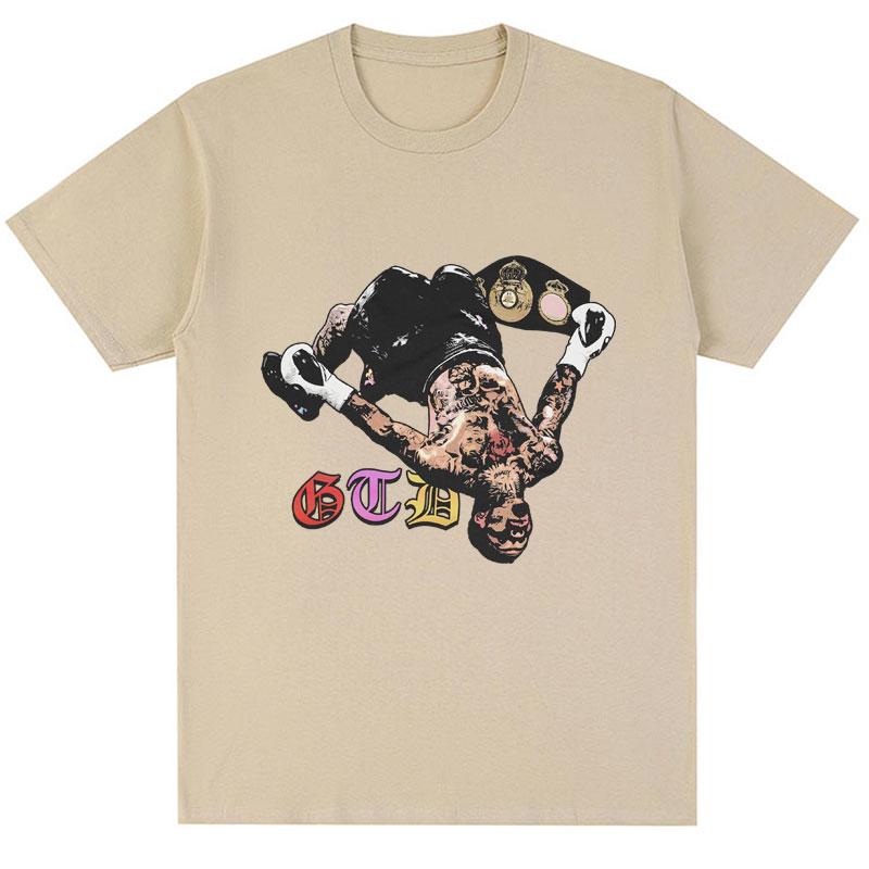 Tank Gervonta Davis Print Vintage T Shirt Women Boxing T Shirts Cotton Classic Short Sleeve Streetwear
