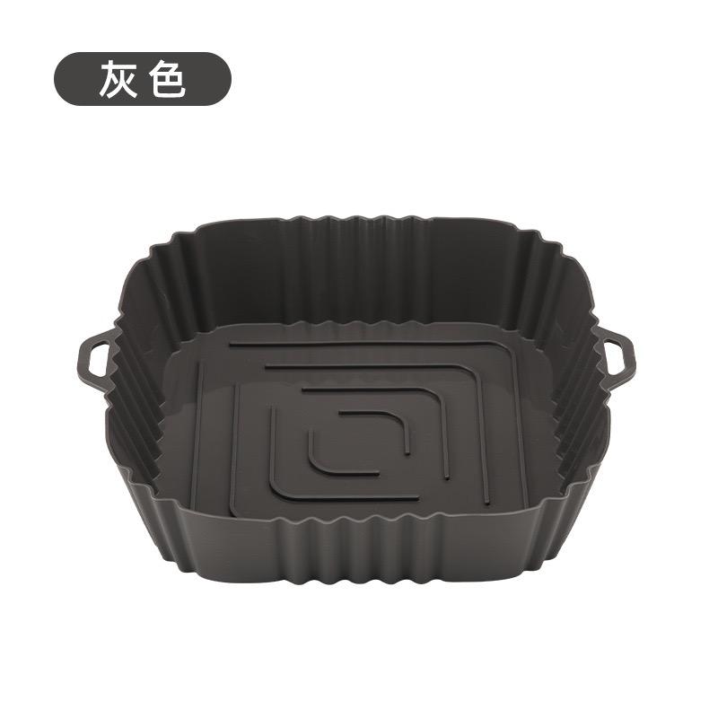 1PC Airfryer Oven Bakplaat Siliconen Bakvorm Gefrituurde Kip Pizza Mat Olievrij Siliconen Pan Airfryer Accessoires