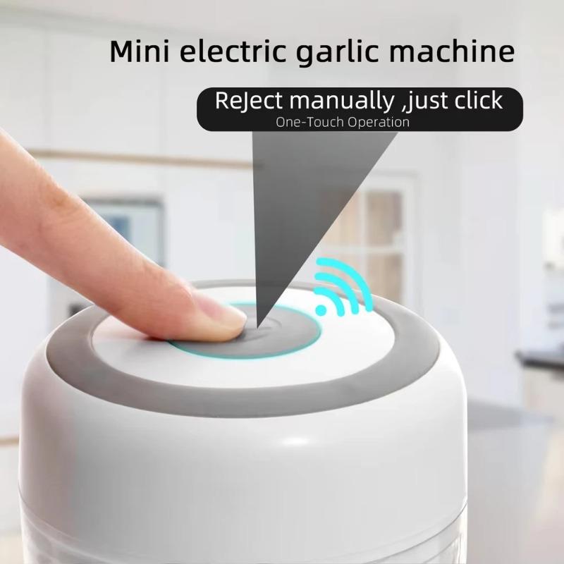Chopper elettrico per alimenti da cucina Mini schiacciapatate per aglio tritacarne portatile USB tritatutto per verdure per gadget da cucina