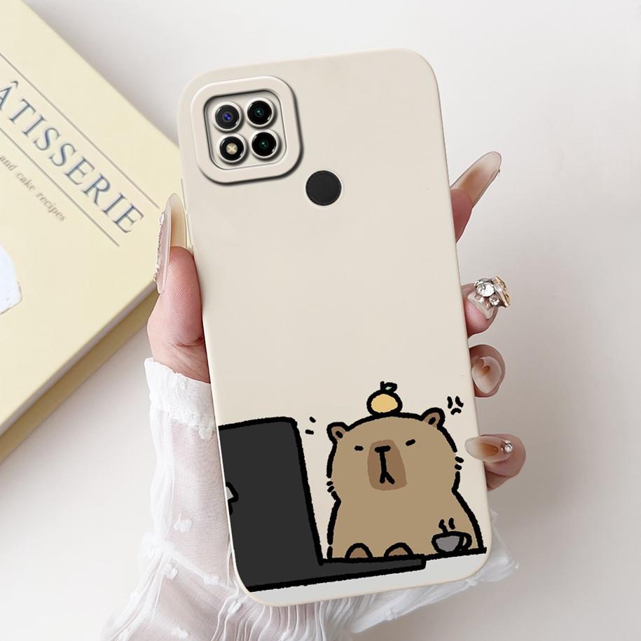 For Xiaomi Redmi 9C NFC Case For Redmi 10A Sport Cover Fashion Flower Fundas For Redmi 9 Activ 9C Anti-Drop Soft Silicone Bumper