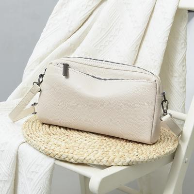 Dámská taška z pravé kůže, nová hovězí kůže, taška přes rameno, ležérní a všestranná crossbody taška, dámská měkká kožená taška pro maminky