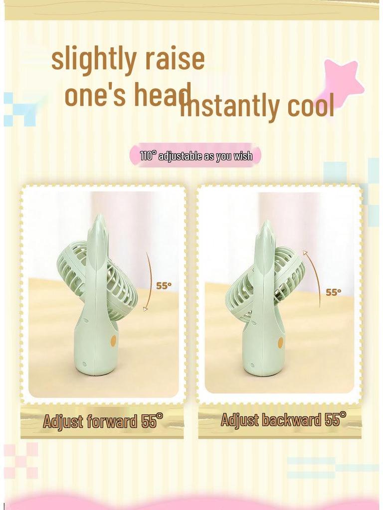 USB Cartoon Animal Desktop Fan with High-Wind Power, CE ROHS 3C Certified for Southeast Asia