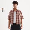 Top da uomo estivi di alta qualità Camicie larghe a maniche corte Cardigan casual con bottoni Camicie a maniche corte