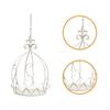 Garden Decor Crown Shaped Hanging Planter Holder 25x35cm Multipurpose Accessories Sturdy Flower