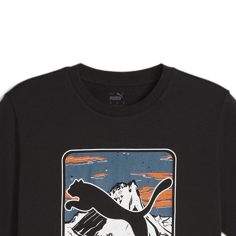 Puma Graphic Mountain T-shirt 'Black' Men's 684761-01