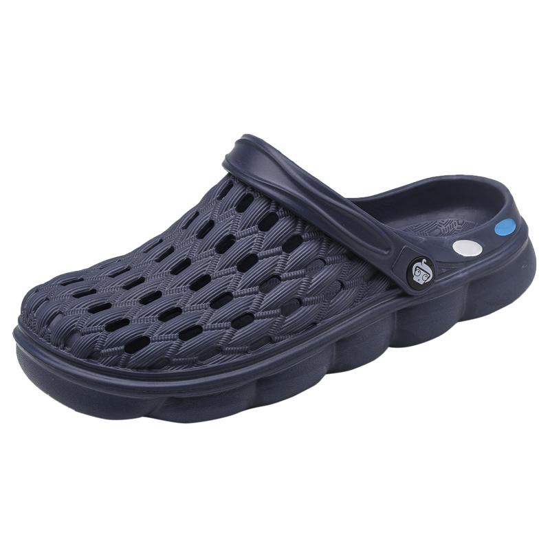 Men Shoes Beach Slippers Unisex Hollow Out Casual Couple Beach Sandal Flip Flops Shoes Non-slide Male Water Shoes Mens Slippers