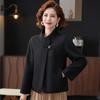 Mom's Autumn Double-Sided Wool Coat - Elegant Petite Middle-Aged Women's Jacket for Fall & Winter
