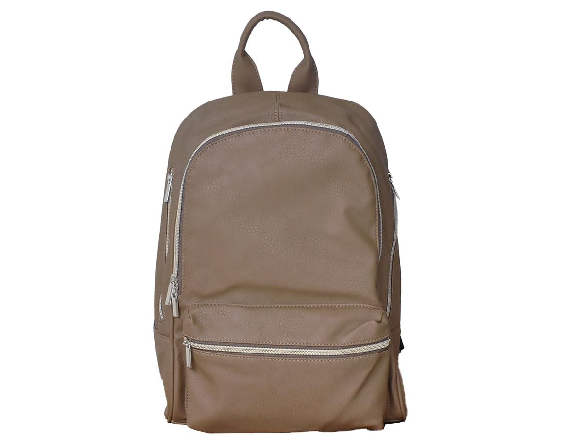 

everett Women s Backpack, Cute and Stylish, Faux Leather, Lightweight, A4 Size, Mother s Daypack, Perfect for Commuting, School, and More, Available