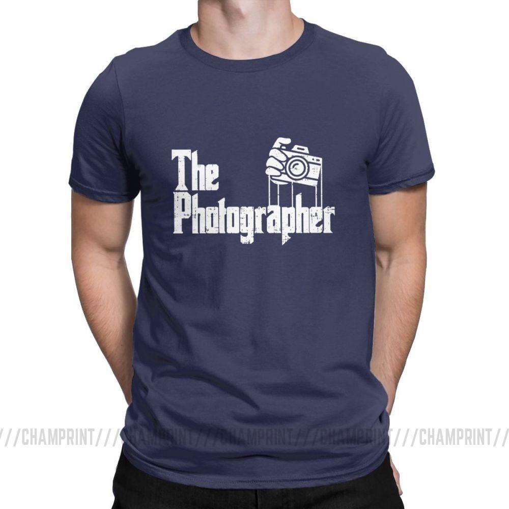 The Photographer T Shirt Men S 100 Cotton Hipster T Shirt O Neck The Godfather Tees