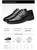 2025 Men's Casual British Style Leather Office Shoes - Spring Formal, Soft Low-Top Lace-Up