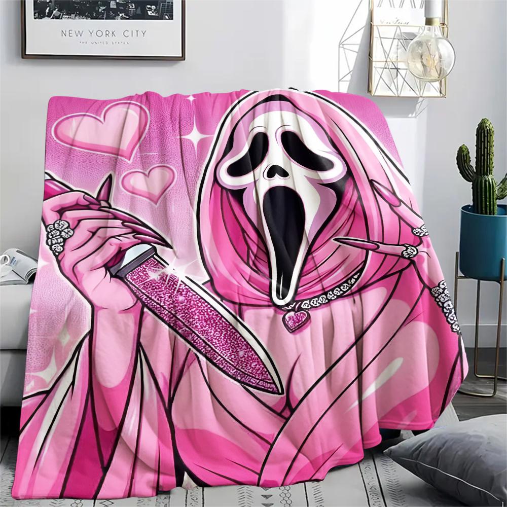 1 Pezzo Coperta in Flanella con Stampa Cartone Animato, Alta Qualità Confortevole per Tutte le Stagioni, Decorazione per la Casa, Calore e Comfort, Perfetta per Regalo di Natale Compleanno