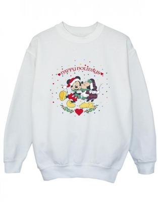 Boys Mickey Mouse Mickey Minnie Christmas Sweatshirt