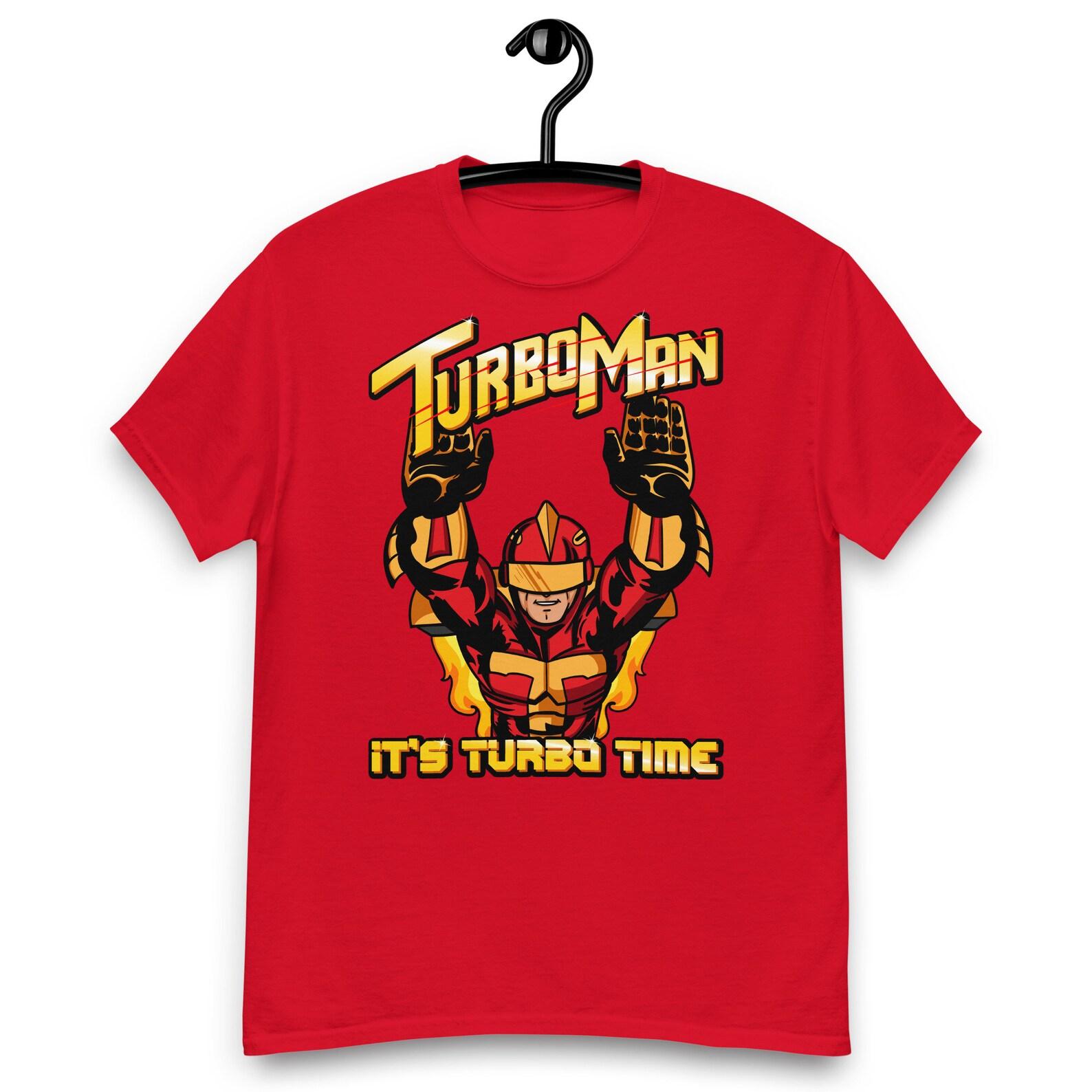 Jingle all the Way Movie - Turbo Man - It s Turbo Time Christmas T-shirt S