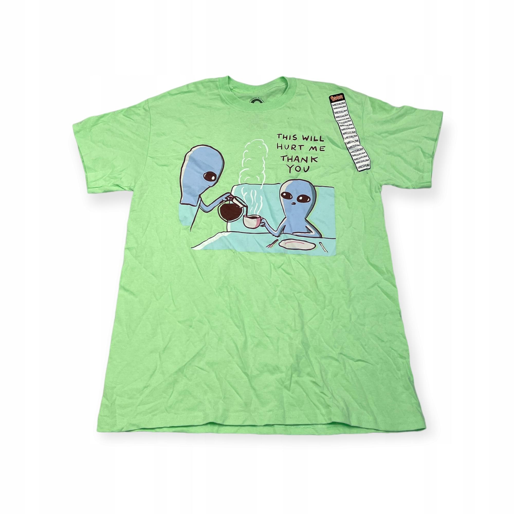 

Koszulka T-shirt męski okrągły dekolt SPENCER S STRANGE PLANET M