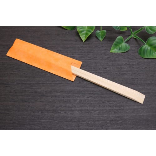 Yoshii Shoji Made in Japan Yoshino Cedar Tensuge Chopsticks in a Chopstick Bag, 24cm, 10 pairs, Orange/Light Green, Kaiseki, Restaurant, YOS-055