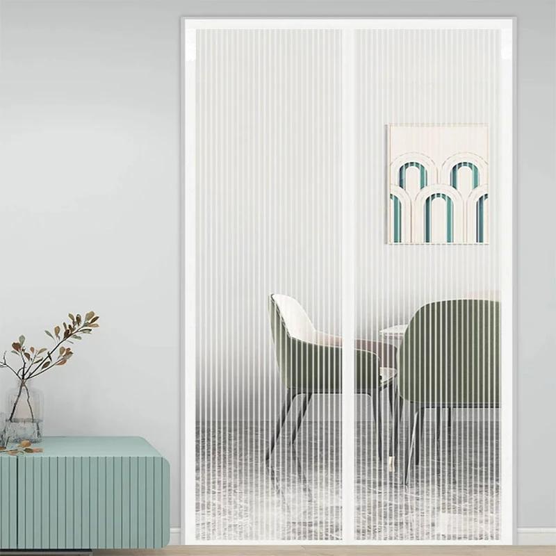 2027 Magnetic Screen Door Curtains Mosquito Screens Fly Screens Automatic Closing Multiple Sizes Easy To Install for Living Room 70*190cm