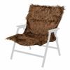 BUNDOK Chair Cover BD-120 for One Person, Brushed, Warm Brown