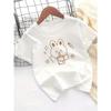 European Size Childrens Round Neck T-Shirt A Casual and Stylish Print Top