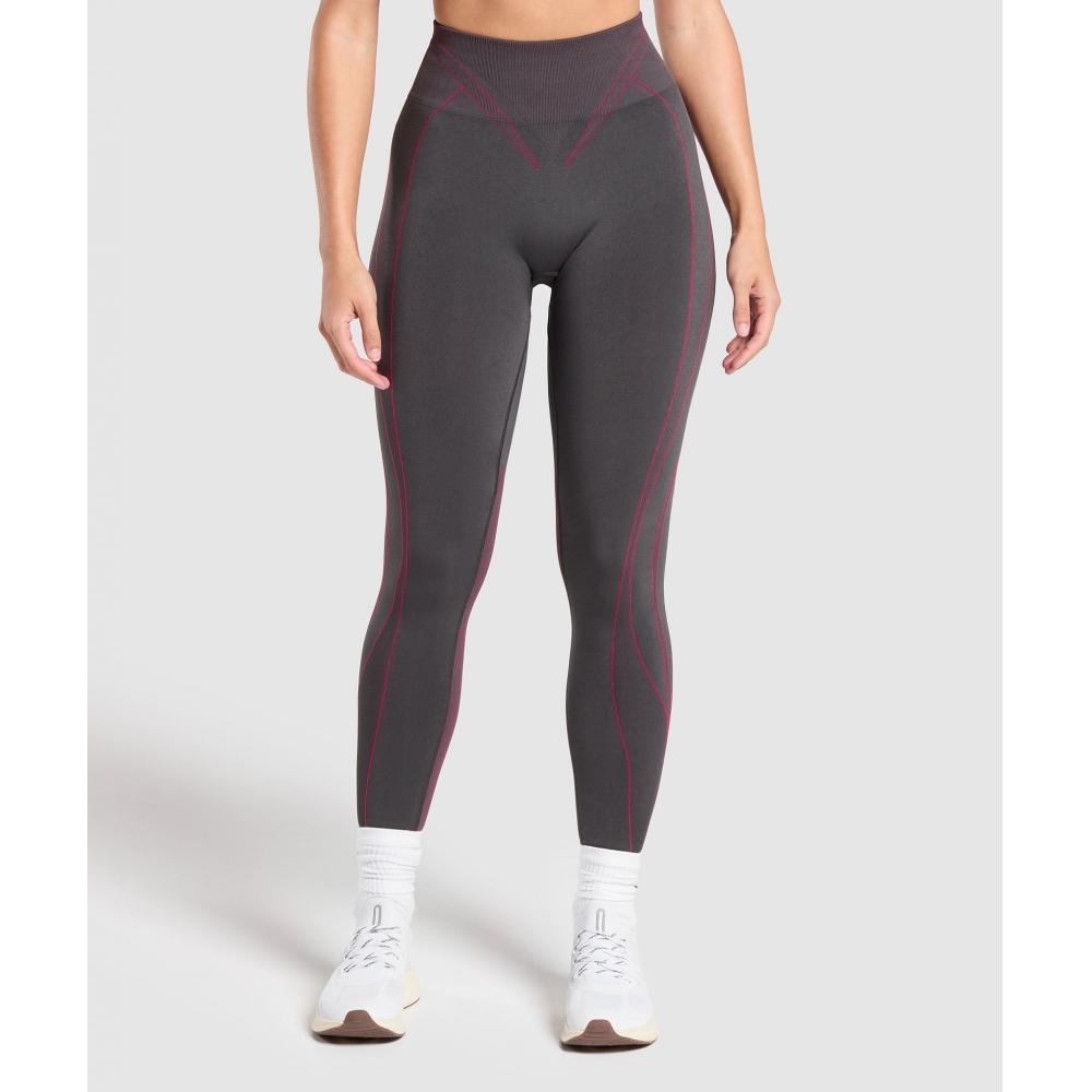 

Контрастные леггинсы Gymshark Apex серо-розовые B1b7k Gcwm XS