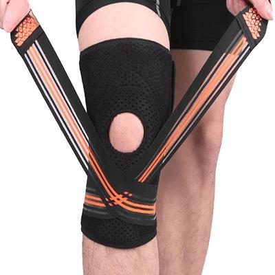 1 pz supporto per ginocchio per alleviare il dolore al ginocchio, rottura del menisco, ACL, MCL, artrite, uomini e donne, ginocchiera con rotula aperta per basket