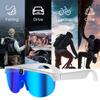 Wireless BT Sunglasses Image Stabilization Anti-Glare Protection Goggles Video Recording Protective Goggles for Hiking Camping