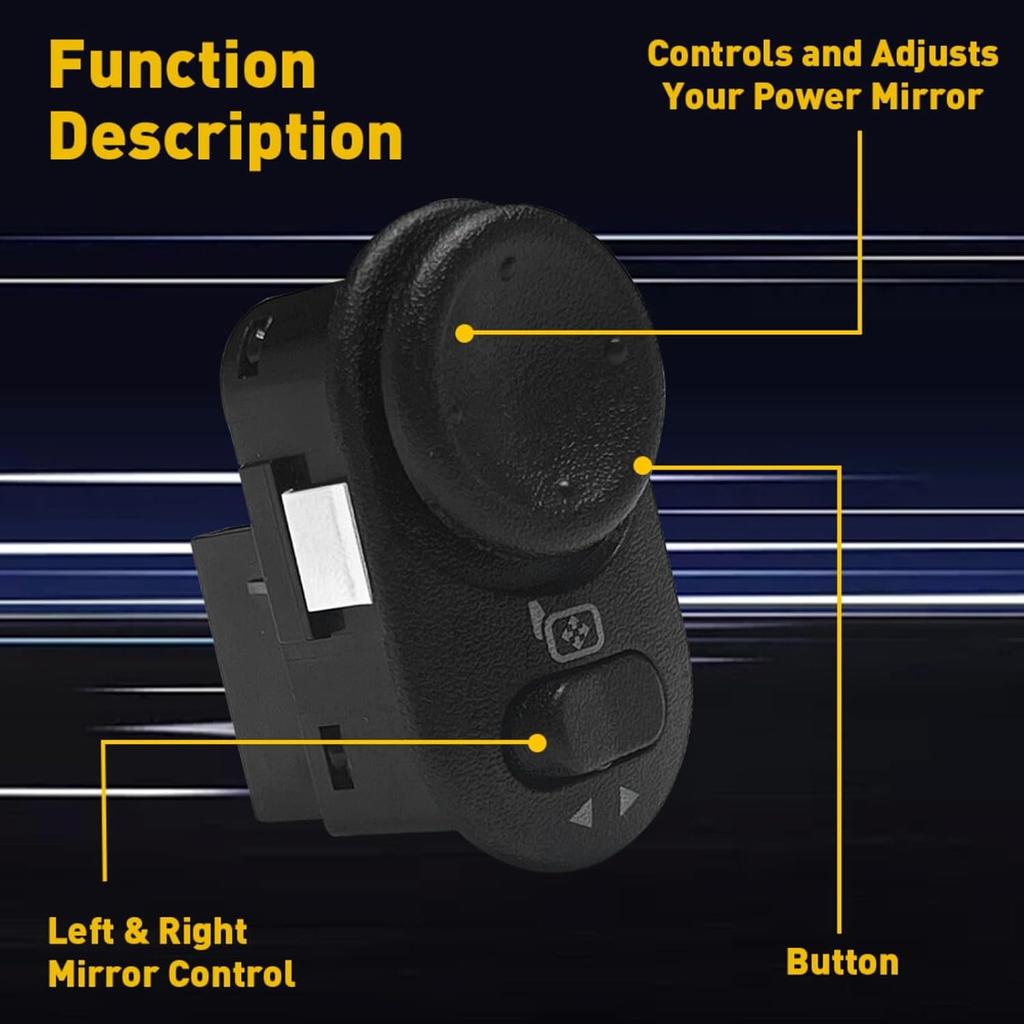 Fits for 2010-2015 Camaro GM Left Driver Side Door Power Mirror Control Switch