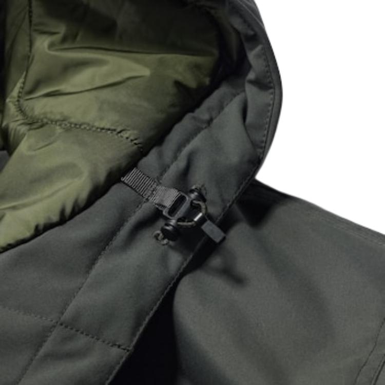 Uniqlo × Spolupráce Engineered Garments Podzim/Zima 23 Logo Jednorázové zapínání na knoflíky Zesílené švy Nepromokavý Klasický kabát s kapucí Unisex kabáty 467595-58