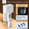 Oxygenation Fish Tank Filter 3-in-1 Aquarium Filter Silent Wall-Mounted Filter  Pet Supplies