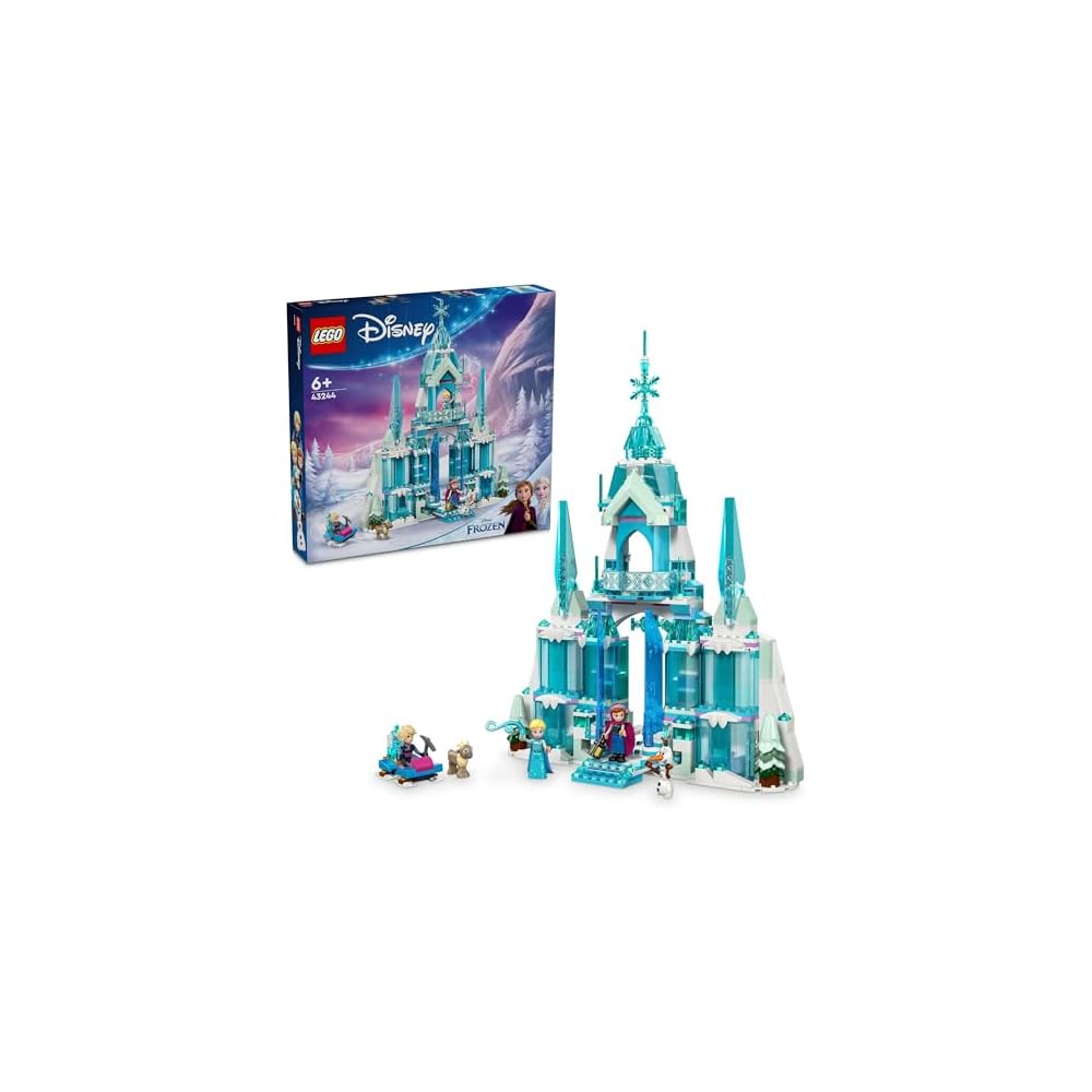 LEGO Disney Princess Elsa s Ice Palace Building Toy for Kids Ages 6-9 Educational Gift 43244