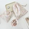 Cute Carto Women's Drawstring Bags Casual Light Portable Ladies Clutch Purse Cosmetic Bag Travel Simple Girls Wash Storage Bag