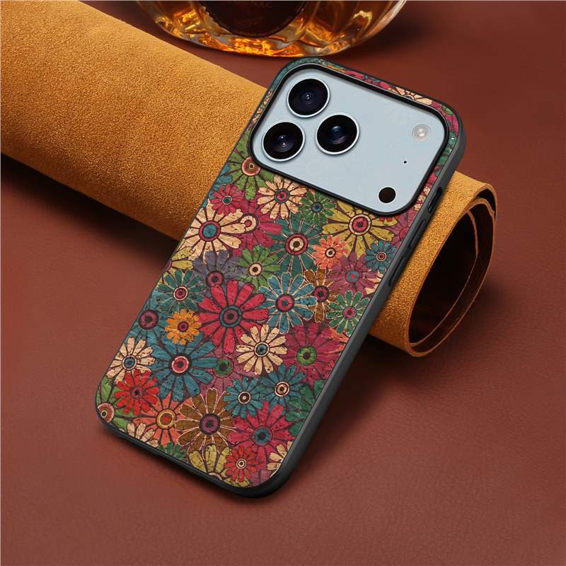 Denior is suitable for iPhone 17 phone cases, Apple 16 Pro Max anti-drop protective case, 14 Pro floral back cover