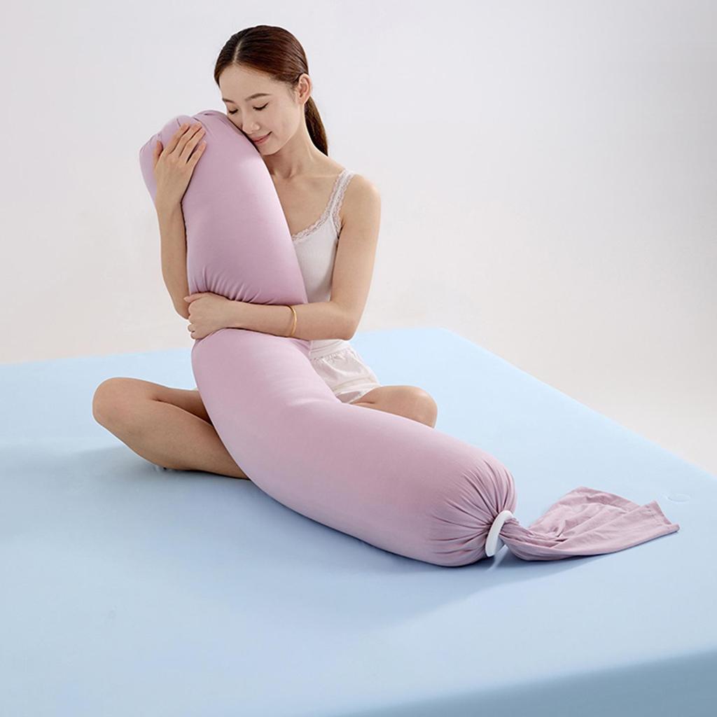 Class A Cotton Multi-functional Pregnancy Pillow - Side Sleeper, Abdomen & Lumbar Support, Leg Clamping, Hug Pillow Filled with Imported Granules.