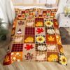 Fall Themed Duvet Covers For Kids Teens Quilt Covers Queen Size Lightweight Down Room Decor 2 Pillowcases 1 Duvet Cover No Quilt